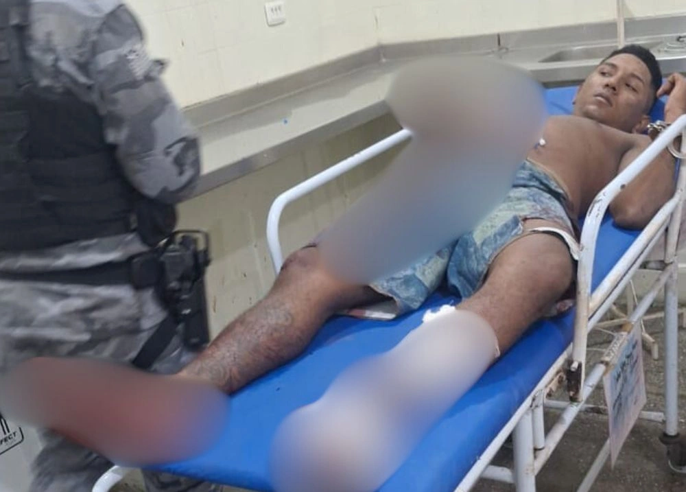 Em posse de peixeira, homem avança contra PM em abordagem e é baleado em Parnaíba