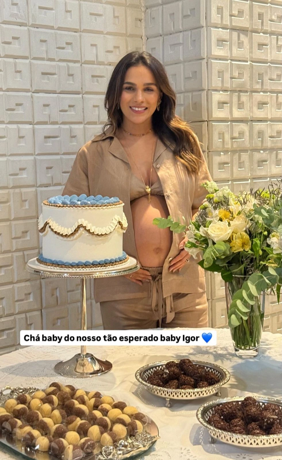 Empresária Ludmila Eulálio Araújo Carvalho realiza chá de bebê para o filho Igor