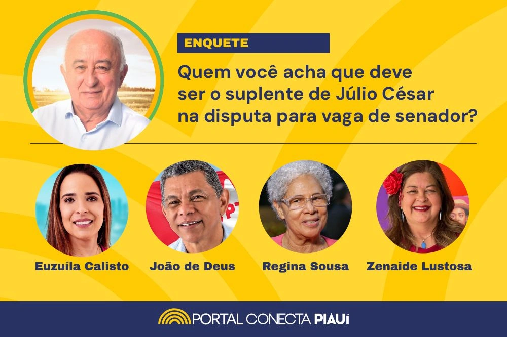 Enquete: quem você acha que deve ser suplente de Júlio César para o Senado?
