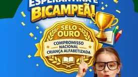 Esperantina conquista bicampeonato do Selo Ouro de Alfabetização (Foto: Reprodução)