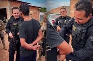 Faccionado do PCC é preso após pedir foto com Charles Pessoa em operação no Piauí (Foto: Reprodução/Instagram)