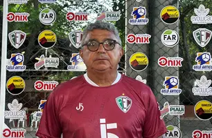 Flávio Araújo - Treinador do Fluminense Pi (Foto: Portal Conecta Píaui)