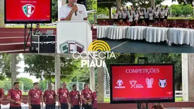 Fluminense-PI apresenta elenco para temporada 2026 em Teresina (Foto: Portal Conecta Píaui)