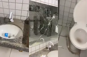 Frequentadores denunciam abandono dos banheiros no Parque da Cidadania (Foto: Reprodução)