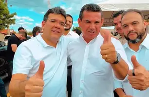 Governador Rafael Fonteles anuncia 1ª etapa do asfalto em Lagoa de São Francisco (Foto: Reprodução/Redes sociais)