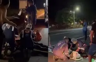 Homem é achado desacordado na BR-343 (Foto: Click Parnaíba)