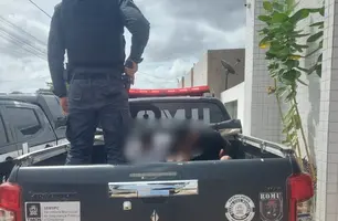 Homem e adolescente tentam fugir da polícia, mas são detidos com drogas em Timon (Foto: Reprodução)