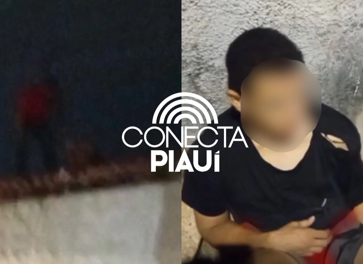 Homem é detido por populares após destelhar casa no Mafrense, em Teresina