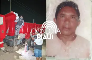 Homem é encontrado morto dentro de caçamba de loja em Parnaíba (Foto: Conecta Piauí)