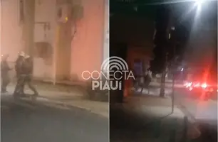 Homem é preso ao tentar furtar ar-condicionado de delegacia no Centro de Teresina (Foto: Reprodução)