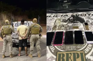 Homem é preso após perseguição e confessa tentativa de homicídio em Teresina (Foto: Divulgação/BEPI)