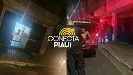 Homem é preso em flagrante após arrombar joalheria no Centro de Teresina (Foto: Divulgação/PMPI)