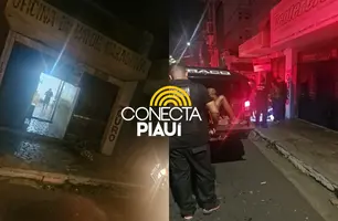 Homem é preso em flagrante após arrombar joalheria no Centro de Teresina (Foto: Divulgação/PMPI)