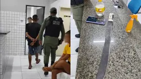 Homem é preso por ameaçar ex-companheira com facão em Buriti dos Lopes (Foto: Reprodução/Folha do Delta)