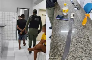 Homem é preso por ameaçar ex-companheira com facão em Buriti dos Lopes (Foto: Reprodução/Folha do Delta)