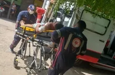 Homem é socorrido após ser baleado com ao menos cinco tiros em União