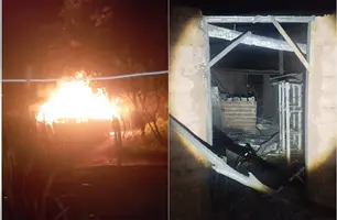 Homem incendeia casa com companheira dentro após discussão por R$ 100 no Piauí (Foto: Reprodução)