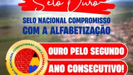 Hugo Napoleão conquista Selo Ouro consecutivo e se destaca na alfabetização (Foto: Reprodução)