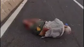 Idoso tem perna decepada em grave acidente na BR-316, em Teresina (Foto: Reprodução)