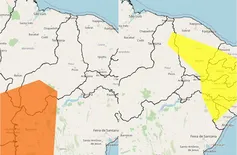 INMET emite alerta de tempestade e baixa umidade para regiões do Piauí