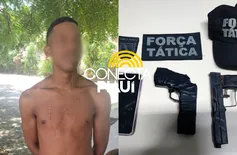 Investigado como 'disciplina' do B40 é preso após atirar contra PM em Teresina