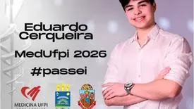 Jovem de 18 anos conquista 1º lugar em Medicina na UFPI (Foto: Reprodução)