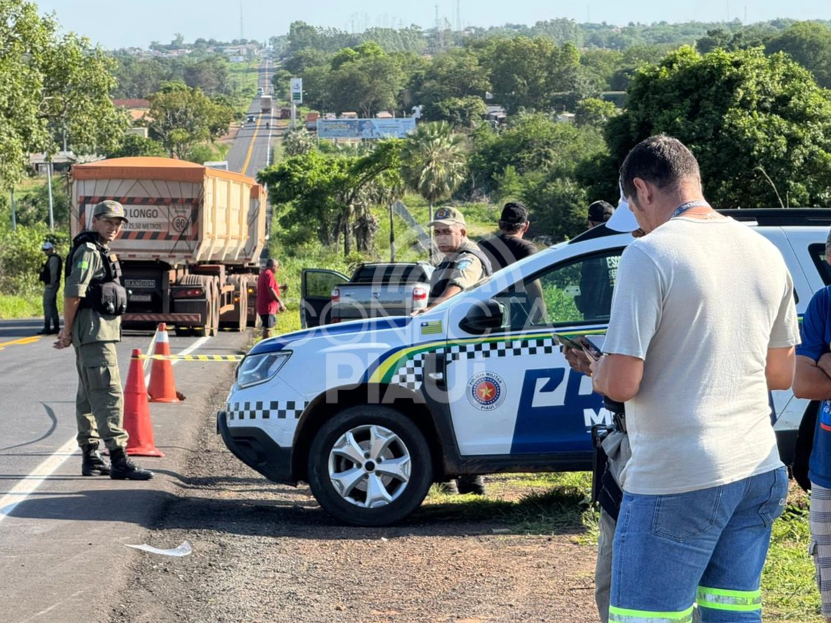 Jovem morre após grave acidente na PI-140 entre Floriano e Itaueira