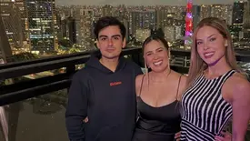 Karla Berger encontra casal de A Fazenda em São Paulo e trio curte a cidade (Foto: Instagram)