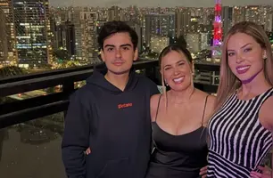 Karla Berger encontra casal de A Fazenda em São Paulo e trio curte a cidade (Foto: Instagram)