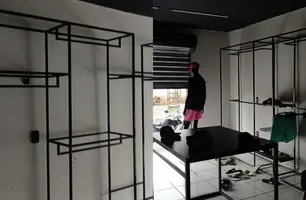 Loja de roupas masculinas é assaltada pela segunda vez em Monsenhor Gil (Foto: Reprodução)