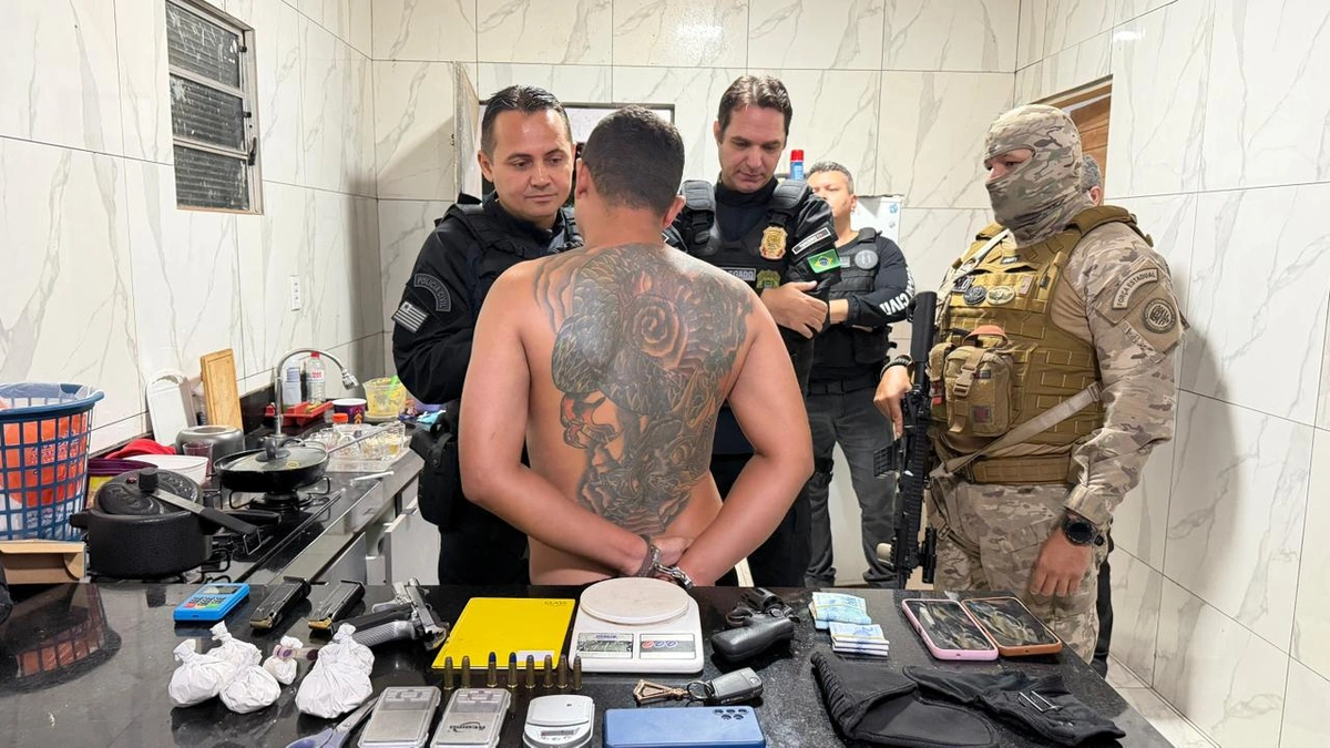 Membros de organização criminosa presos durante operação do DRACO em Altos