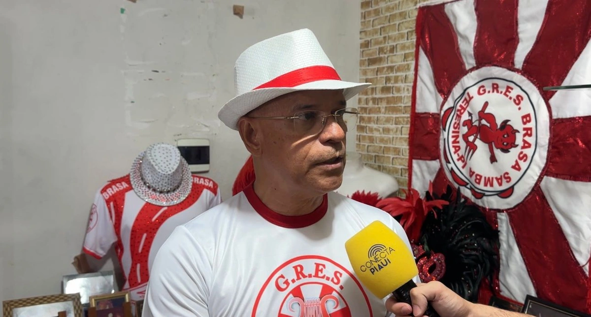 Messias Junior, presidente do Bloco do Paçoca