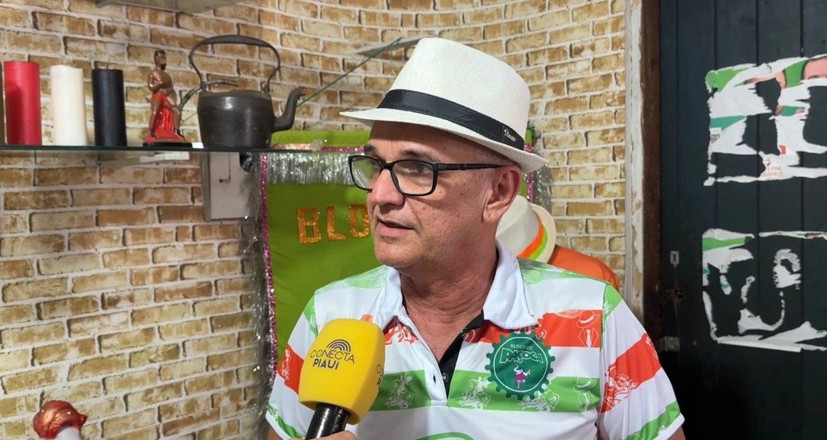 Messias Junior, presidente do Bloco do Paçoca