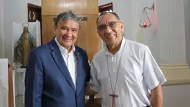 Ministro Wellington Dias se reúne com arcebispo de Teresina (Foto: Divulgação/Ascom)