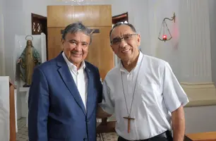 Ministro Wellington Dias se reúne com arcebispo de Teresina (Foto: Divulgação/Ascom)