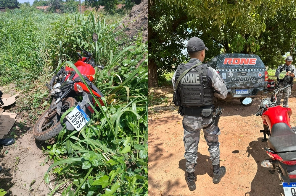 Motocicleta abandonada é apreendida na zona Sudeste de Teresina