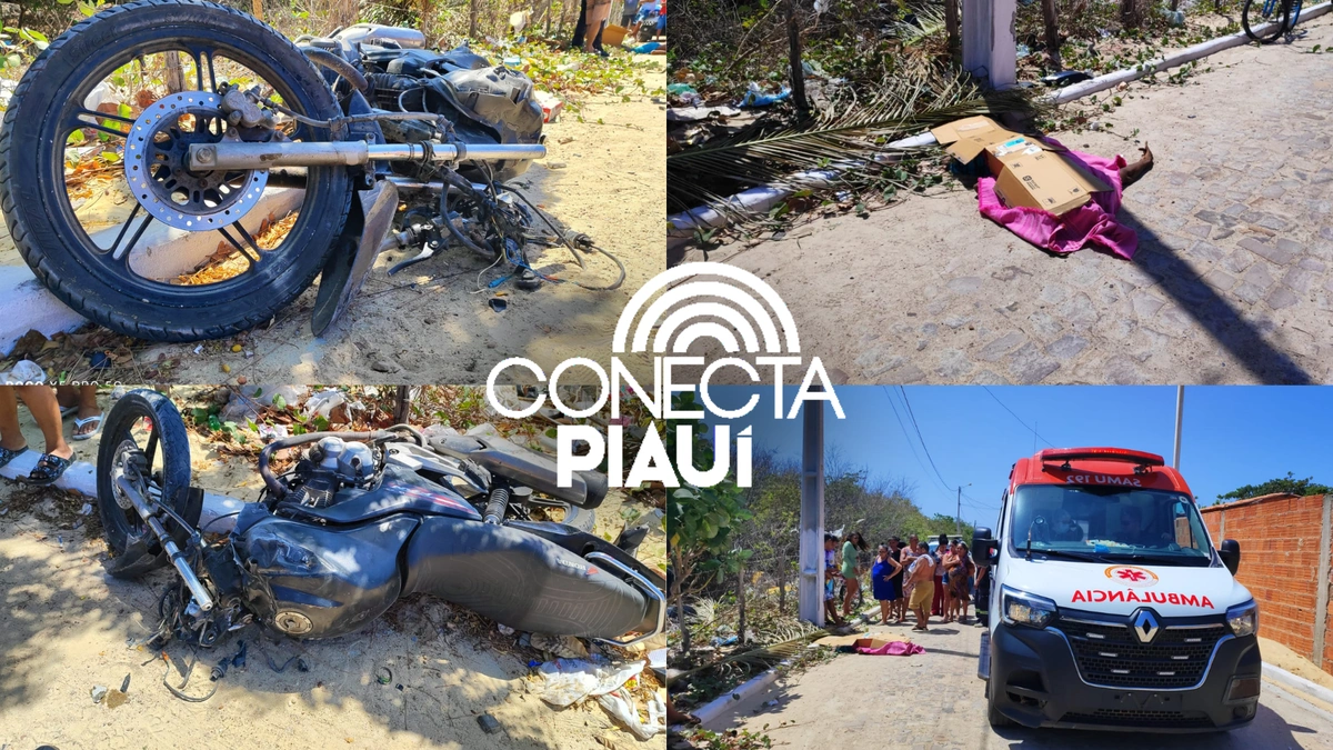 Motociclista morreu em acidente no início da tarde em Parnaíba