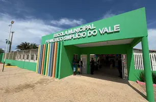 Município de Esperantina inaugura nova Escola Francisco Simplício do Vale (Foto: Reprodução)