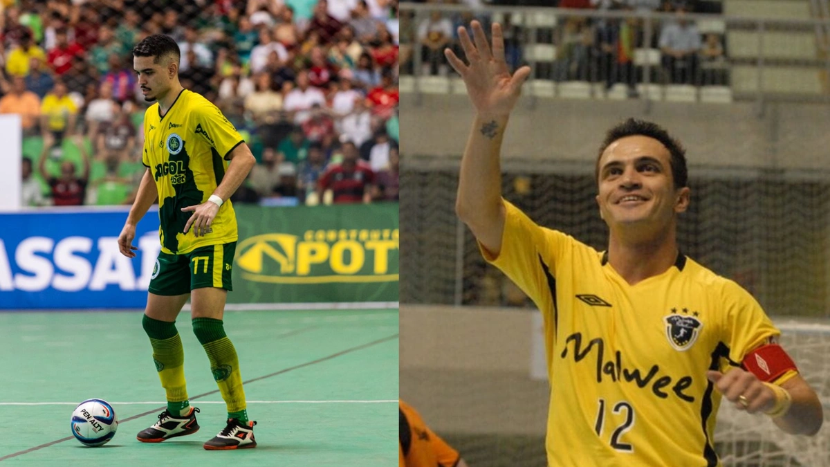 Nardinho, pelo Atlético Piauiense, e Falcão