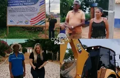 Novo calçamento é iniciado na comunidade Barra de Santana, em Alvorada do Gurgueia