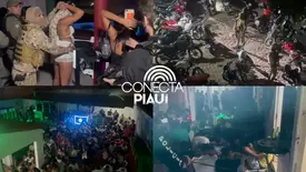 Operação integrada fecha cerco a facções durante baile da zona Sul de Teresina (Foto: Reprodução/Ascom SSP-PI)