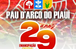 Pau D’Arco do Piauí prepara obras e festa pelos 29 anos de emancipação política (Foto: Reprodução)