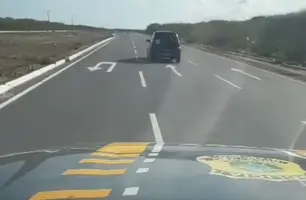 Perseguição da PRF termina em colisão no bairro João XXIII, em Parnaíba (Foto: Reprodução)