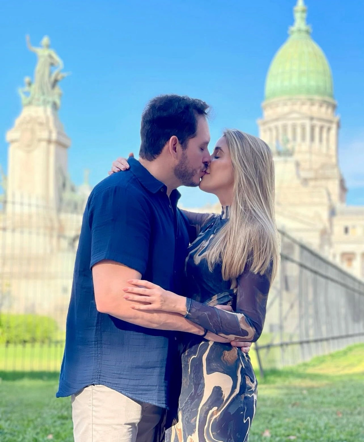 Piauienses noivam durante viagem internacional por Buenos Aires