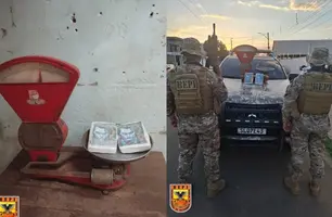 PM apreende tabletes de cocaína durante ação integrada em Bocaina (Foto: Reprodução)