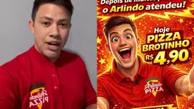 PM dono de pizzaria faz promoção após confronto que deixou dois mortos em Timon (Foto: Reprodução)