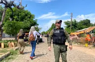 PM notifica para retirada de ocupantes da área do Cais Beira Rio, em Floriano