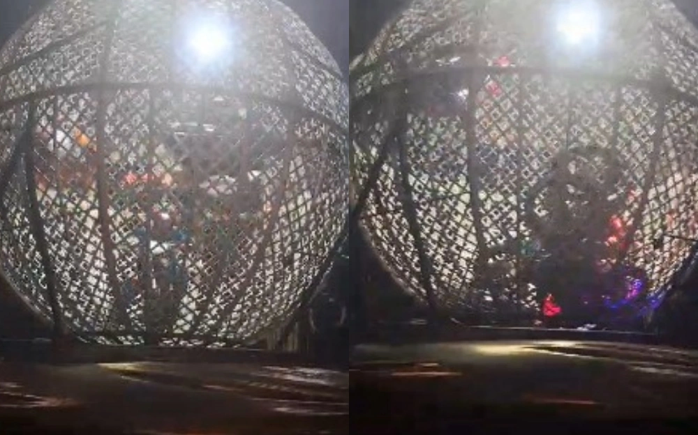 Pneu estoura e provoca acidente com quatro motos em circo de Parnaíba