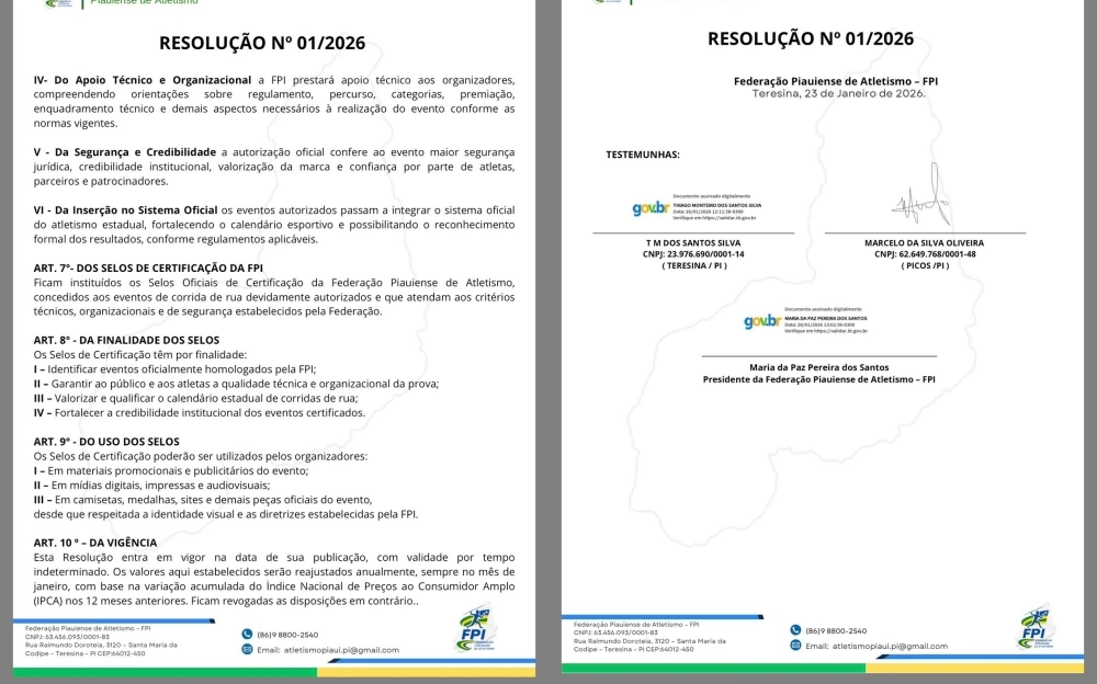 Polêmica do permit: FPI fixa taxa de R$ 1,50 por atleta e organizadores contestam