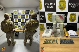 Polícia apreende cinco tabletes de cocaína dentro de residência em Picos (Foto: Divulgação/BEPI)